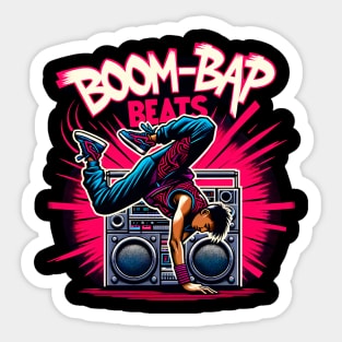 Boombox & Breakdance Sticker